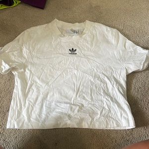 Adidas crop top workout shirt